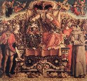 CRIVELLI, Carlo Coronation of the Virgin dgfd oil painting on canvas